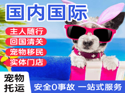 白城机场邮寄国际宠物托运 【国